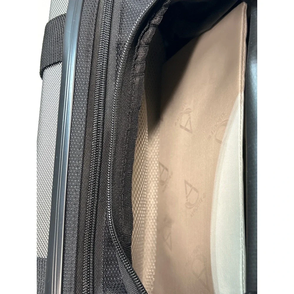 Aerolite Hard Luggage Bag Grey Hard Shell Carry On Holdall‎ Shoulder Strap